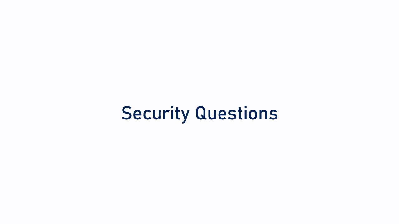 Security Question based MFA for Windows login