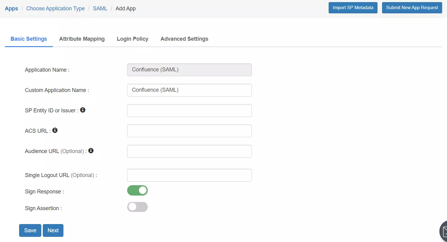 Configure Atlassian Confluence Cloud Single Sign-On(SSO)