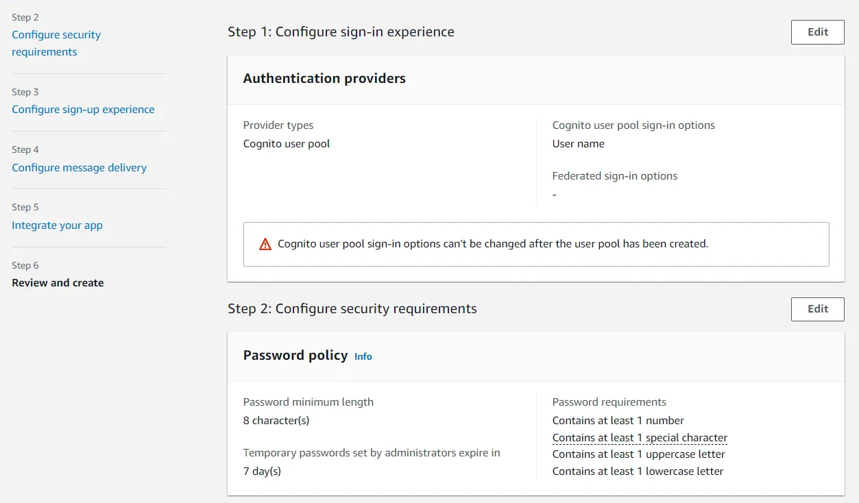 AWS Cognito OAuth/OpenID Single Sign On (SSO)