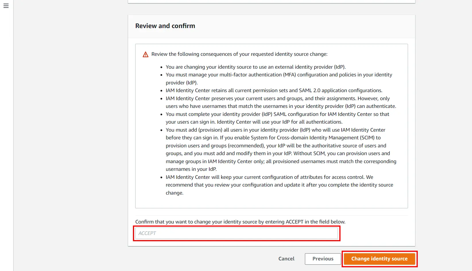 Amazon Web Services Single Sign-On (AWS) Review terms