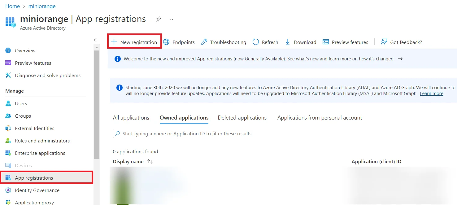 Azure AD SAML IDP : Enterprise Applications