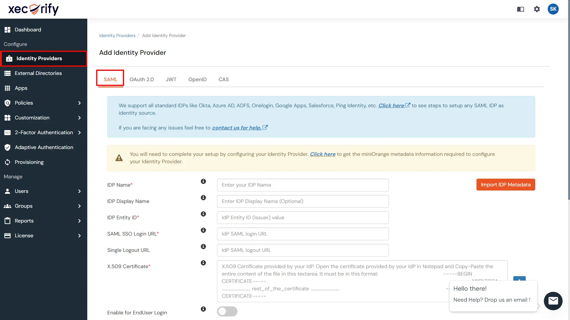 Cloud Identity Broker Service - SAML Single Sign On