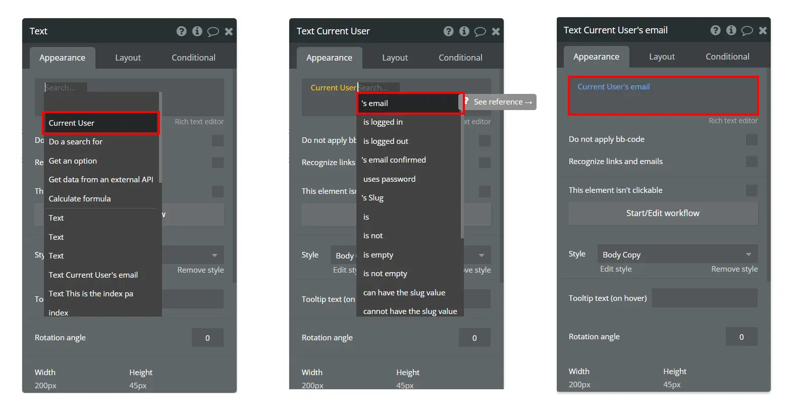 Bubble Single sign-on (SSO) Add Header and Text field