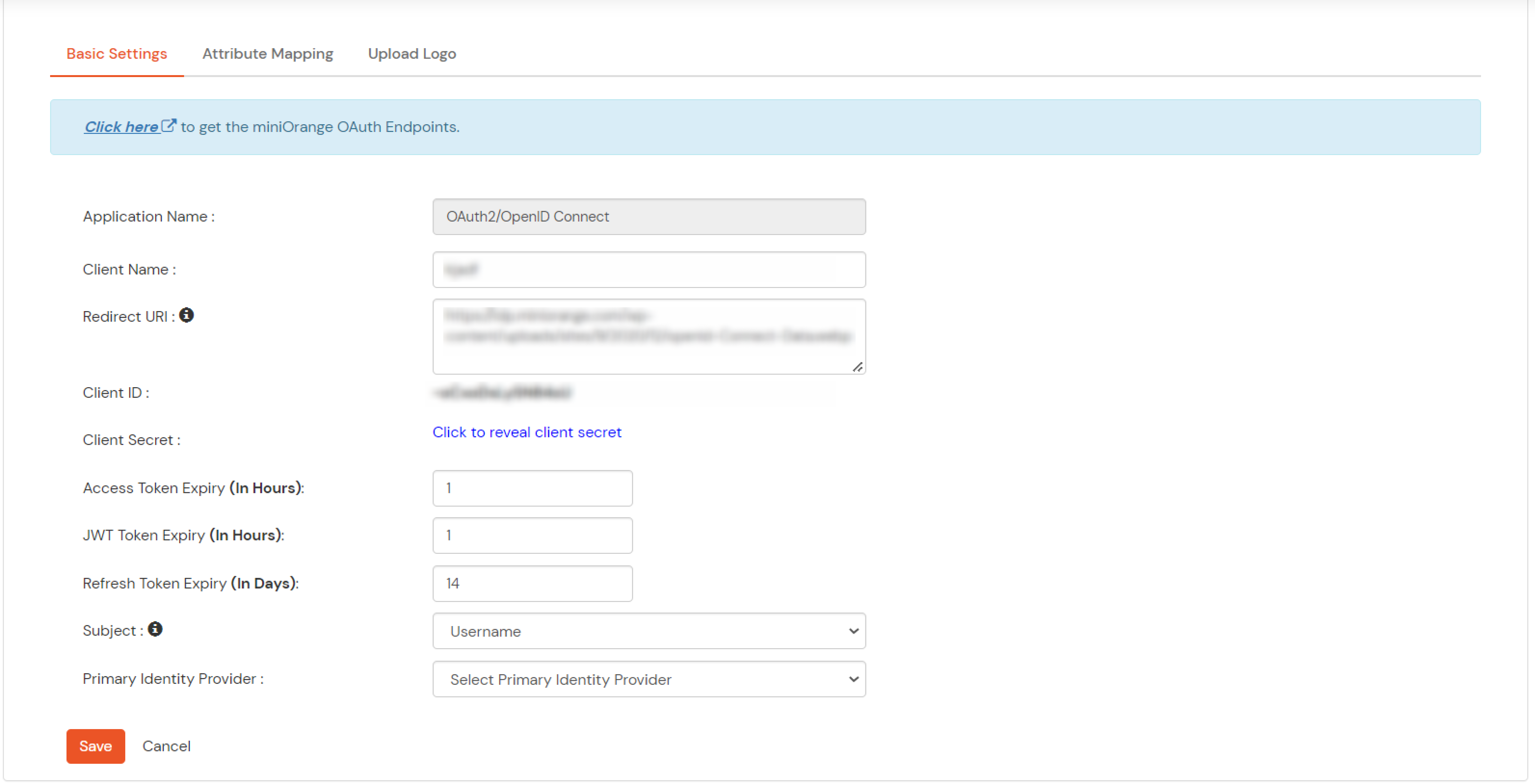 OAuth openidConnect app endpoints