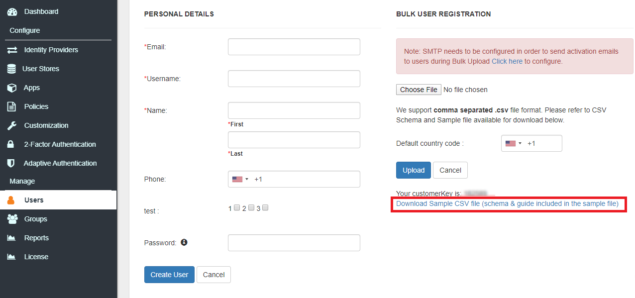 Thinkific Single Sign On (sso) download sample csv file