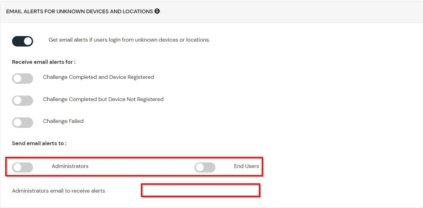 adaptive authentication Action for behavior Change Configuration