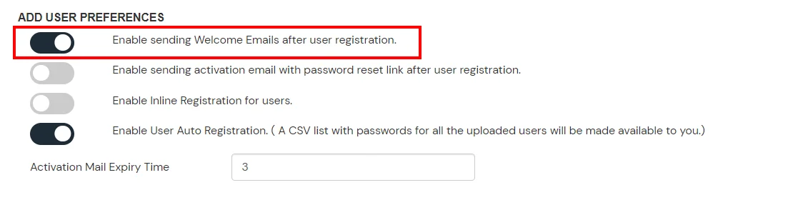 MFA/Two-Factor Authentication(2FA) for <br />
<b>Notice</b>:  Undefined variable: radius_vpn_name in <b>/var/www/html/common-template-docs/configure-user-directory.php</b> on line <b>138</b><br />
  Enable sending Welcome Emails after user registration