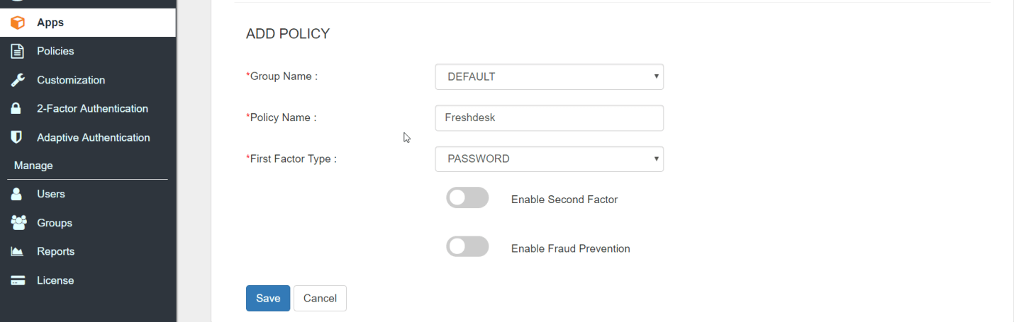 Freshdesk Single Sign-On (SSO) save configurations