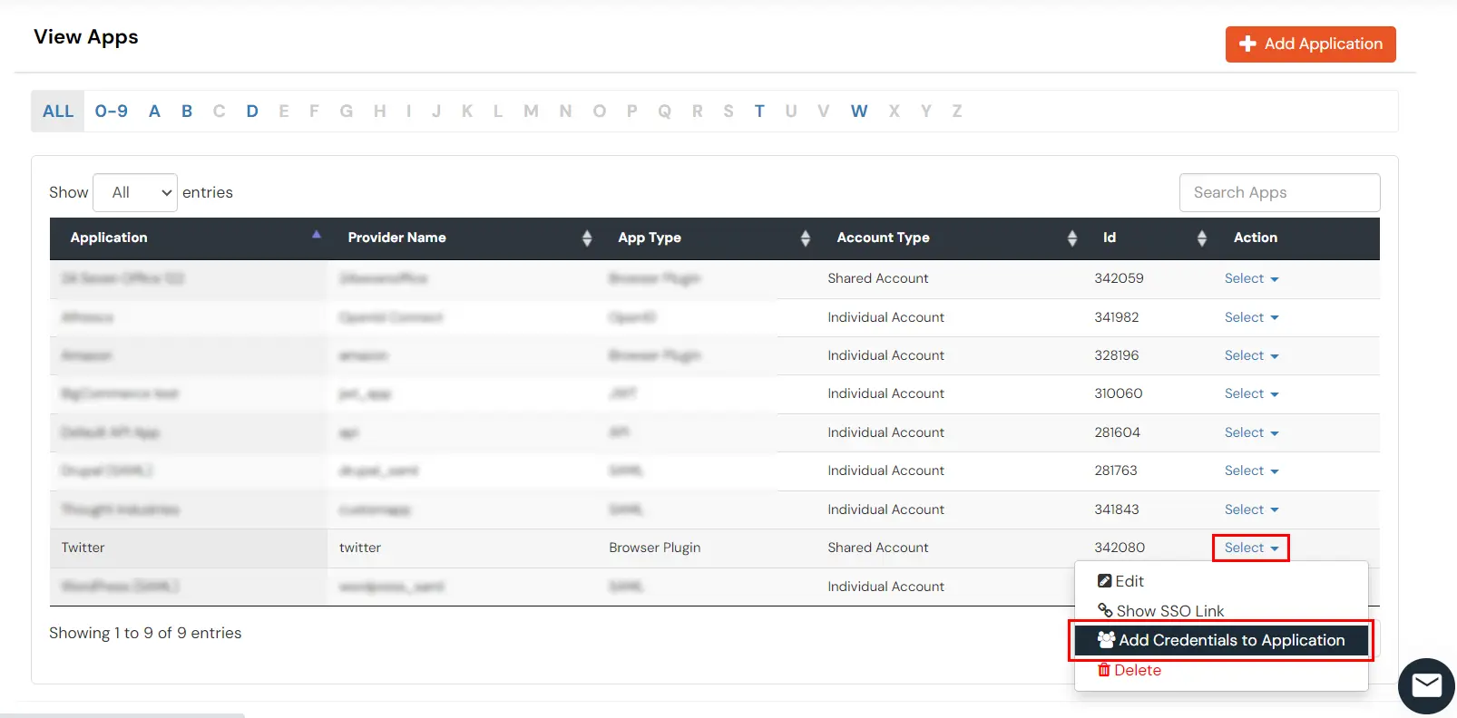 miniOrange Identity Platform Admin Handbook: Add credentials