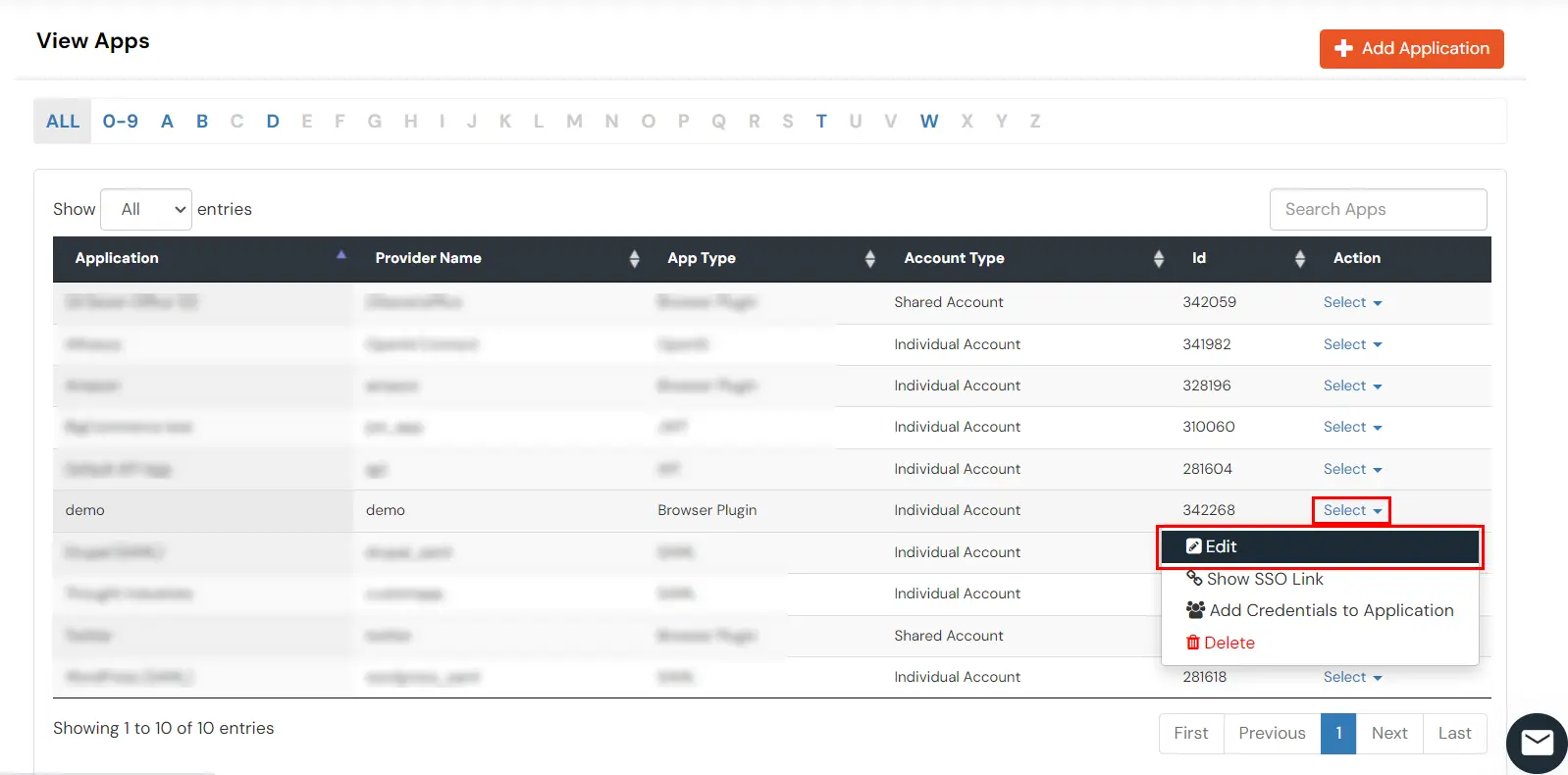 miniOrange Identity Platform Admin Handbook: Edit app