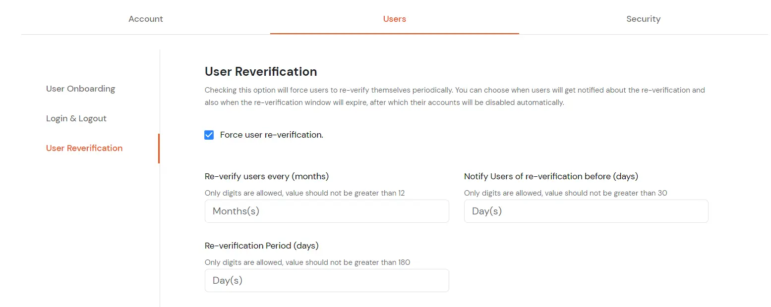 IDP product global setting