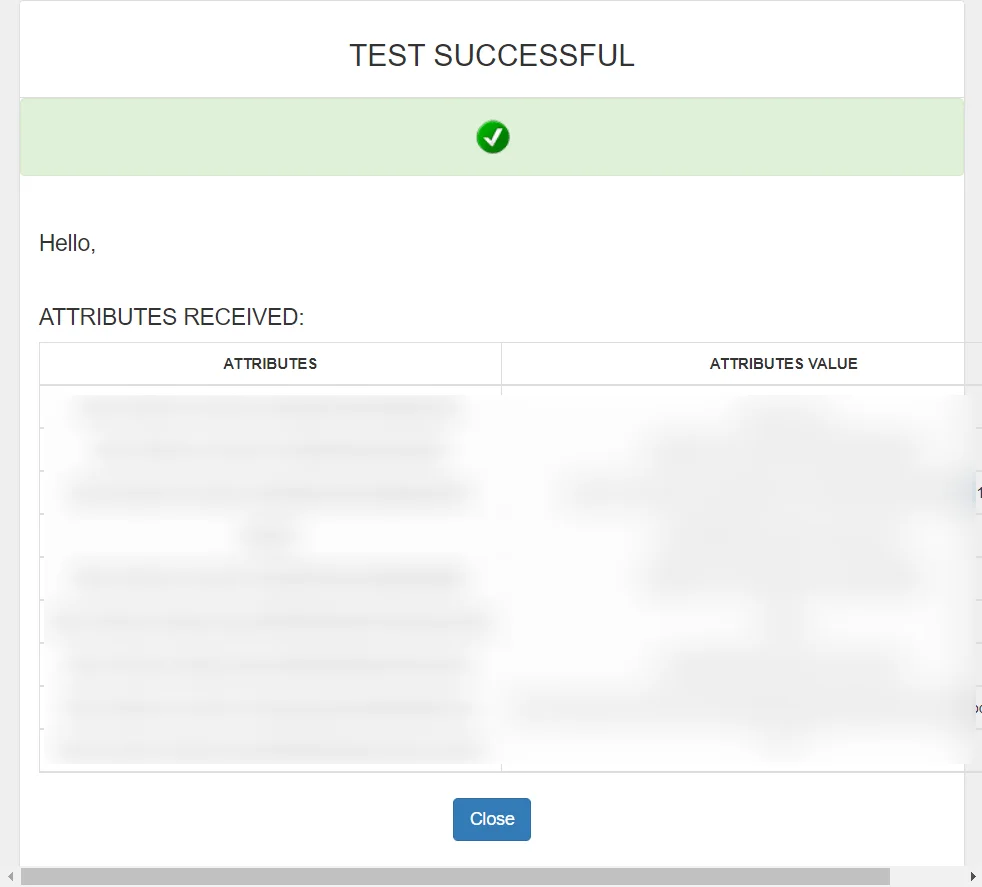 Oracle EBS SSO Configuration test - SSO configuration successful