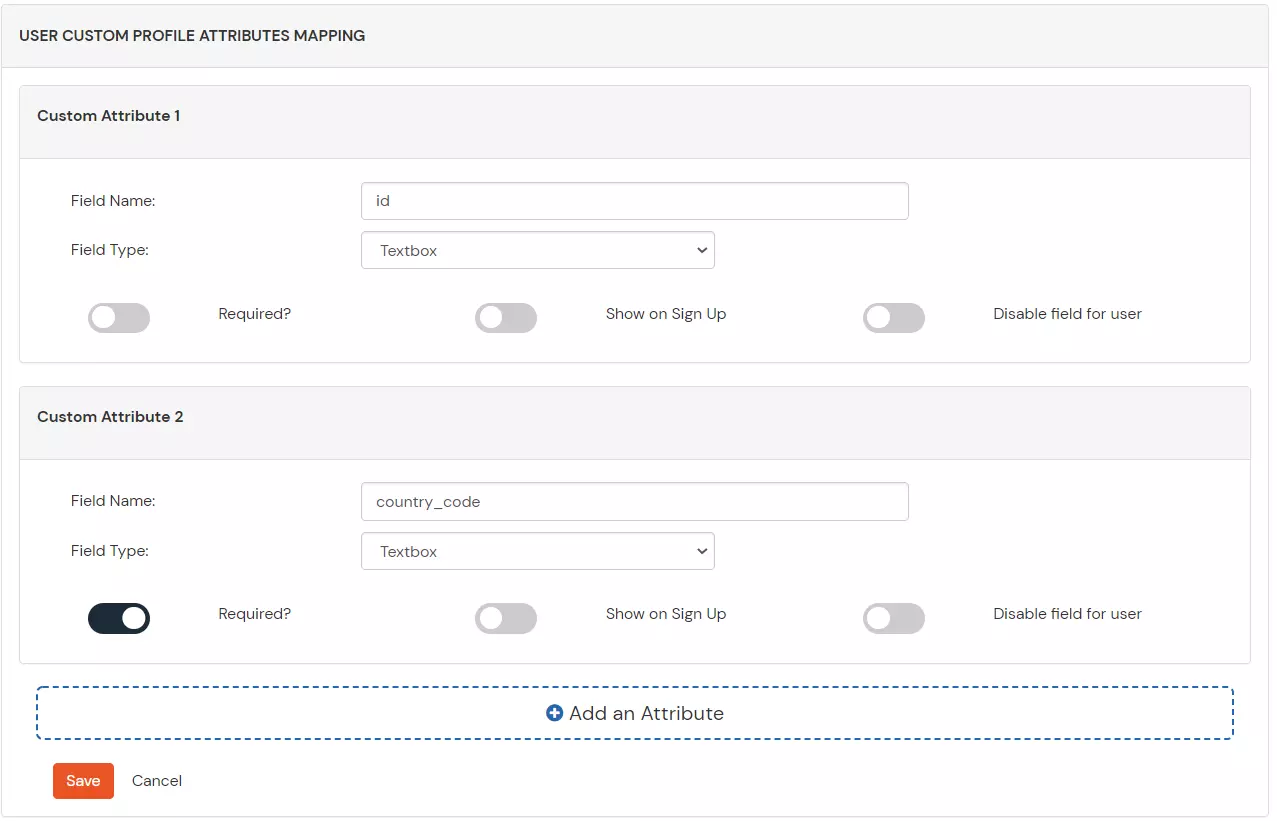 Salesforce Provisioning User Attributes