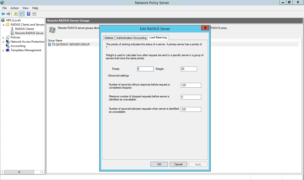 Remote Desktop (RD) Gateway Two-factor authentication (2FA/MFA) load balance