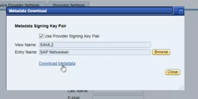 SAP NetWeaver Single Sign On SSO