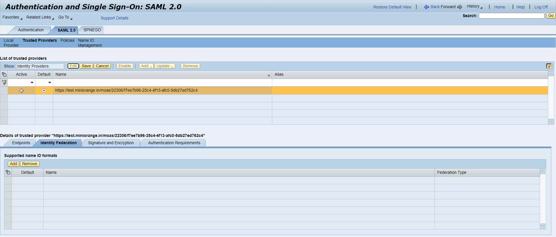 SAP NetWeaver Single Sign On SSO