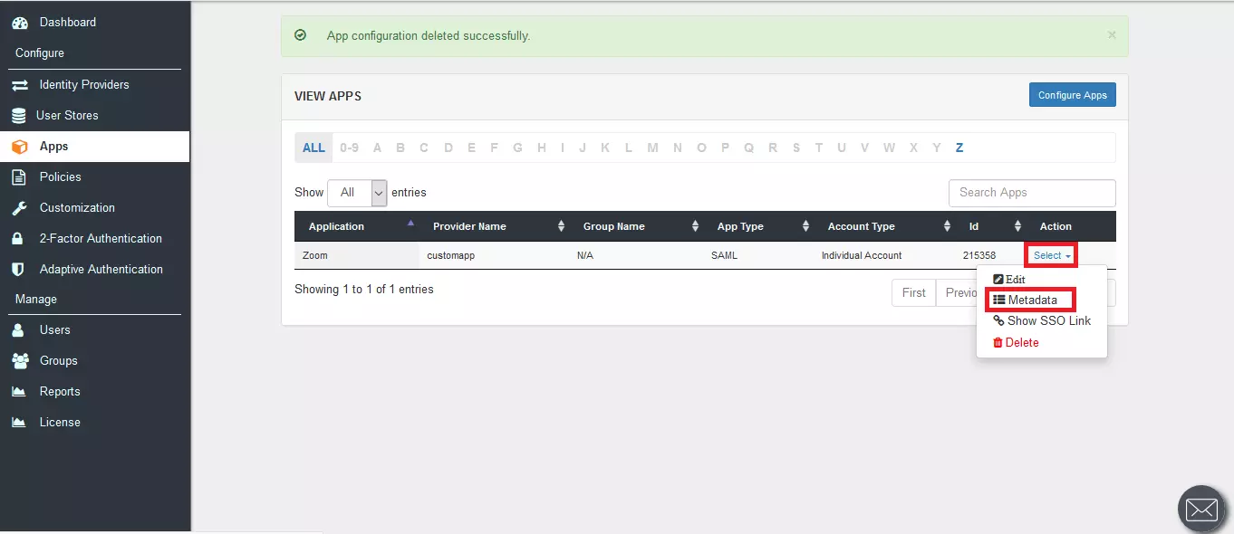 zoom two factor authentication (2fa) metadata link